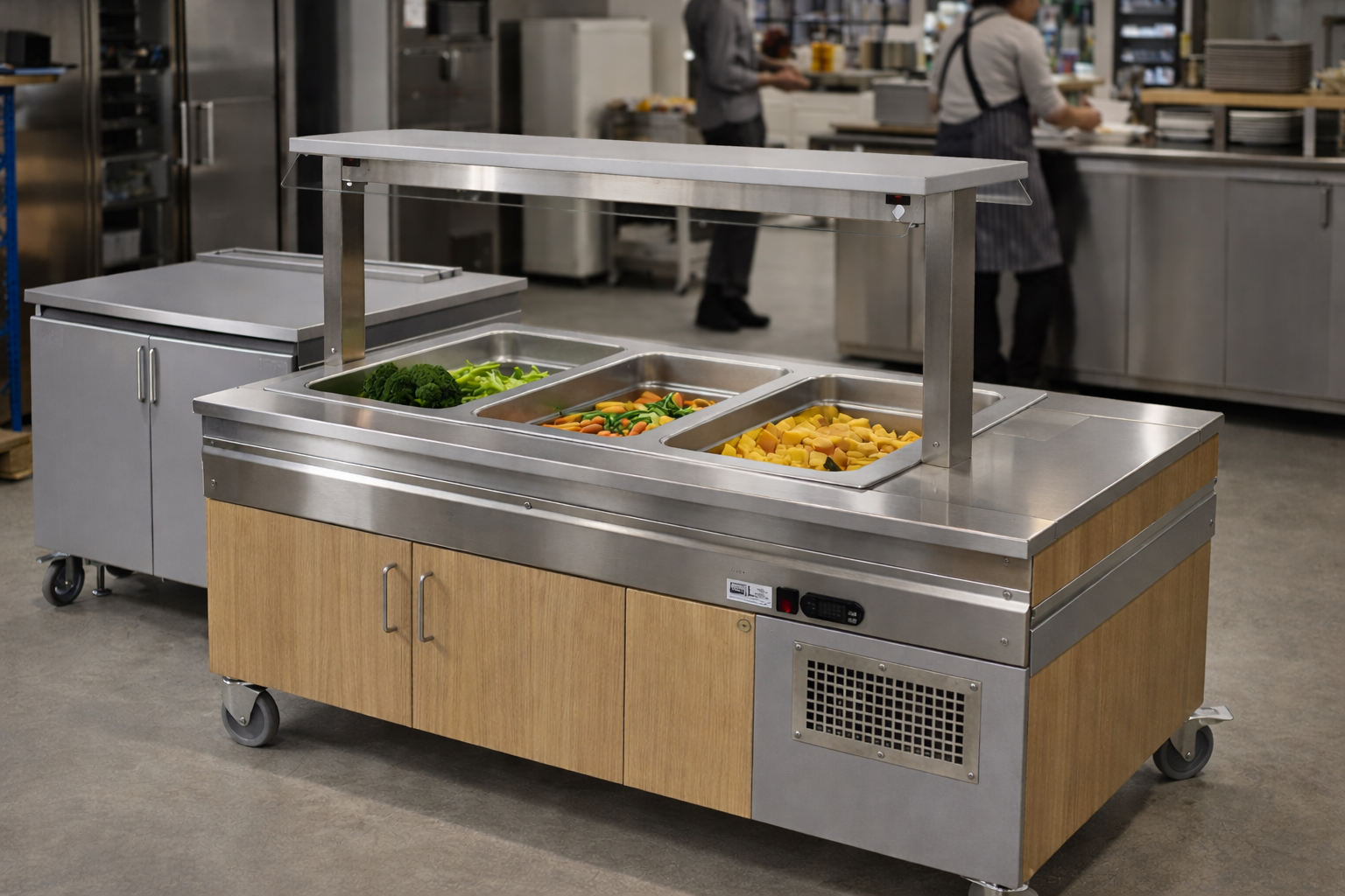 Skandinavisk serveringsdesign för professionell drift