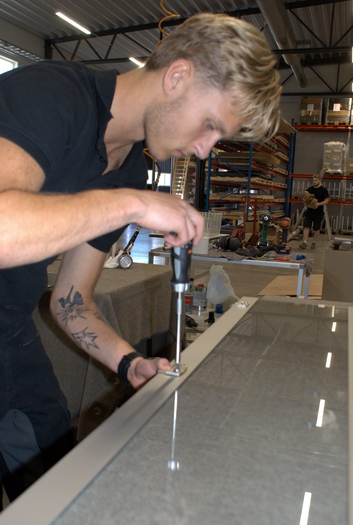 Montering i ERLA Tekniks produktion